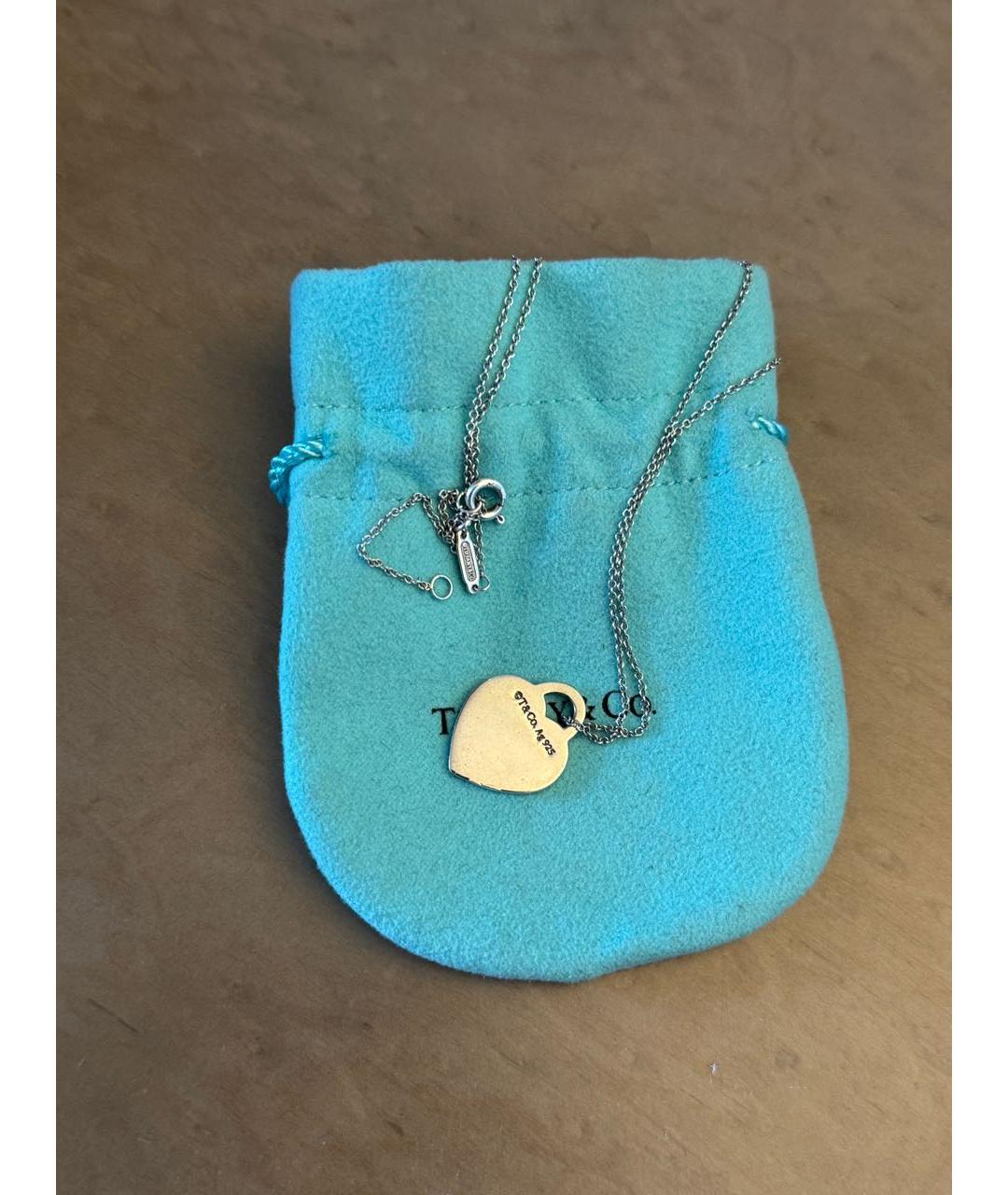 TIFFANY&CO Серебряная серебряная подвеска, фото 4
