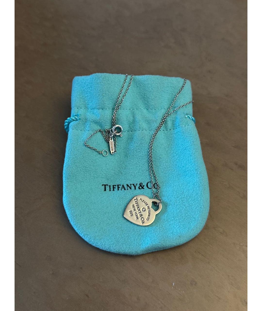 TIFFANY&CO Серебряная серебряная подвеска, фото 3