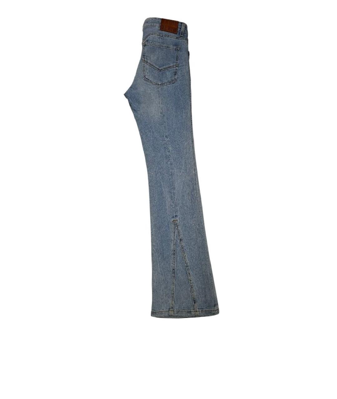 ZADIG & VOLTAIRE Голубые хлопковые джинсы клеш, фото 7