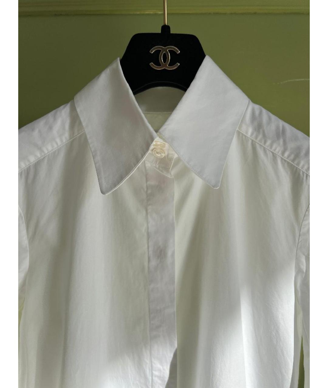 CHANEL Белая хлопковая рубашка, фото 3