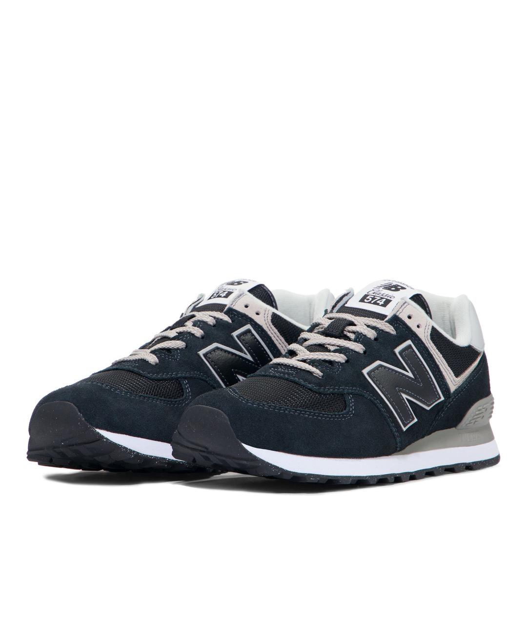 NEW BALANCE Черные замшевые кроссовки, фото 3