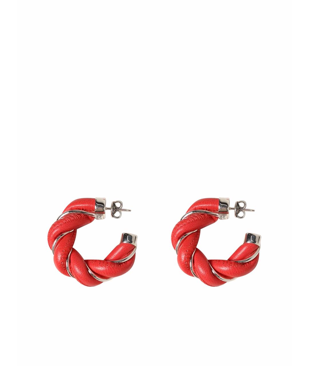BOTTEGA VENETA Красные серьги, фото 1