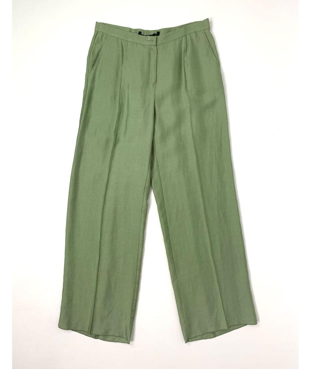 MAX MARA Зеленый вискозный костюм с брюками, фото 2