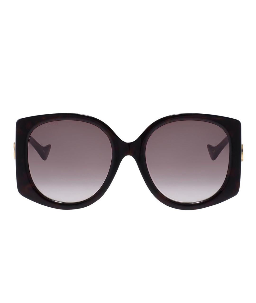 GUCCI Черные пластиковые солнцезащитные очки, фото 1