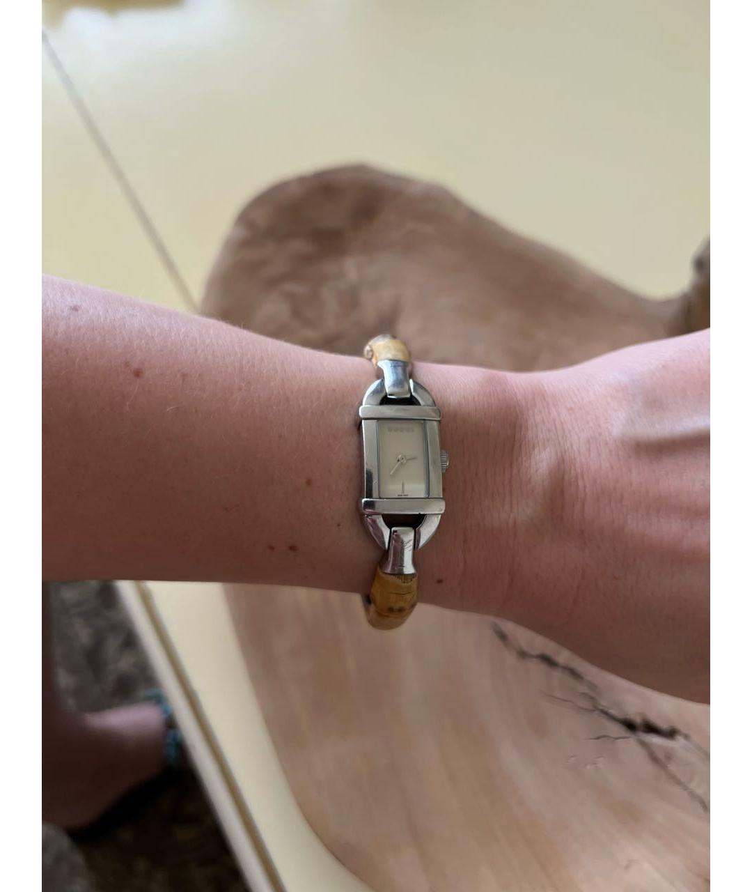 GUCCI Серебряные часы, фото 5