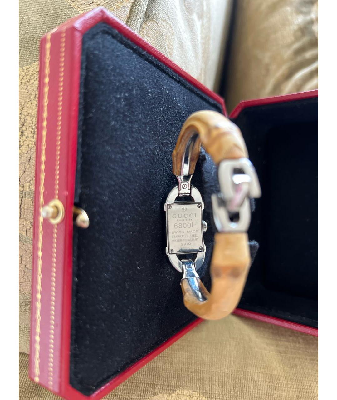 GUCCI Серебряные часы, фото 3