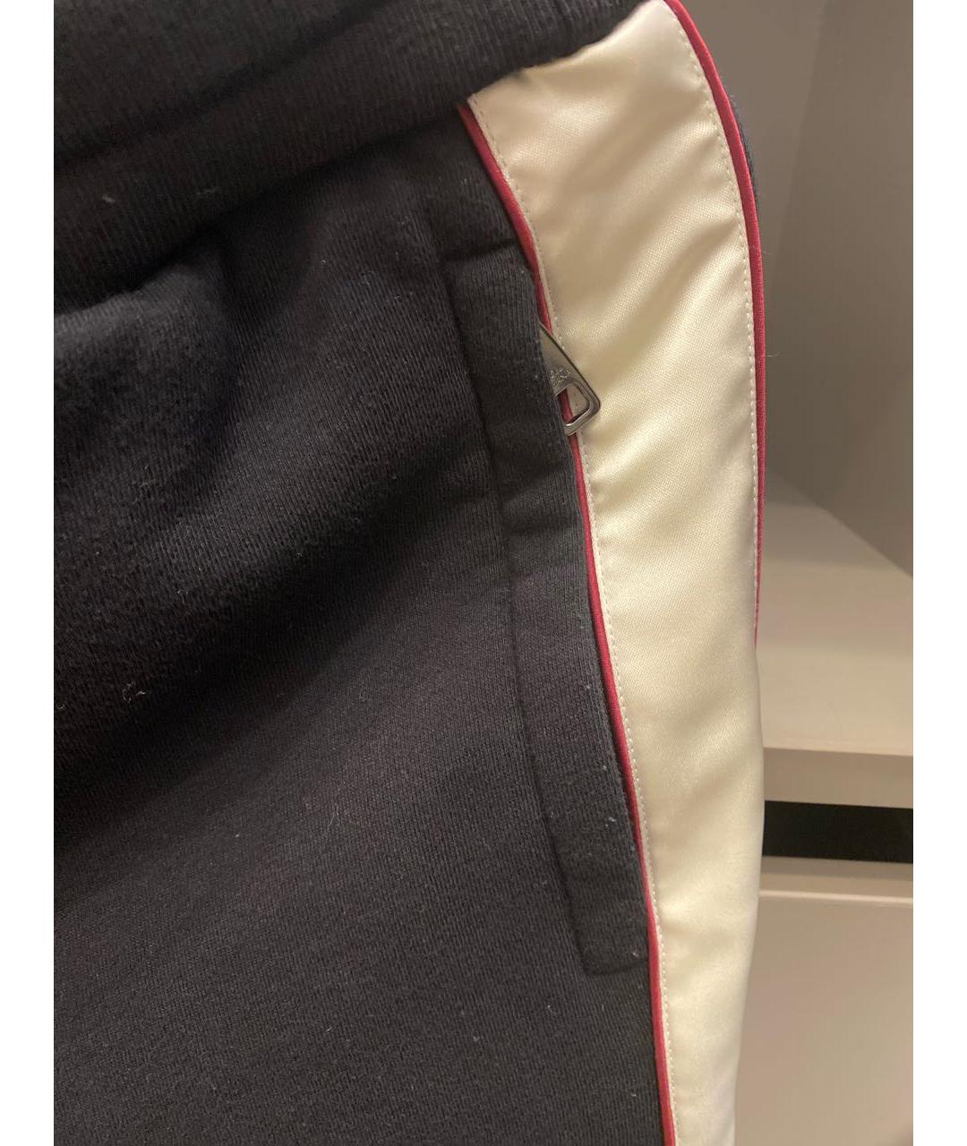 DOLCE&GABBANA Черный хлопковый спортивный костюм, фото 4