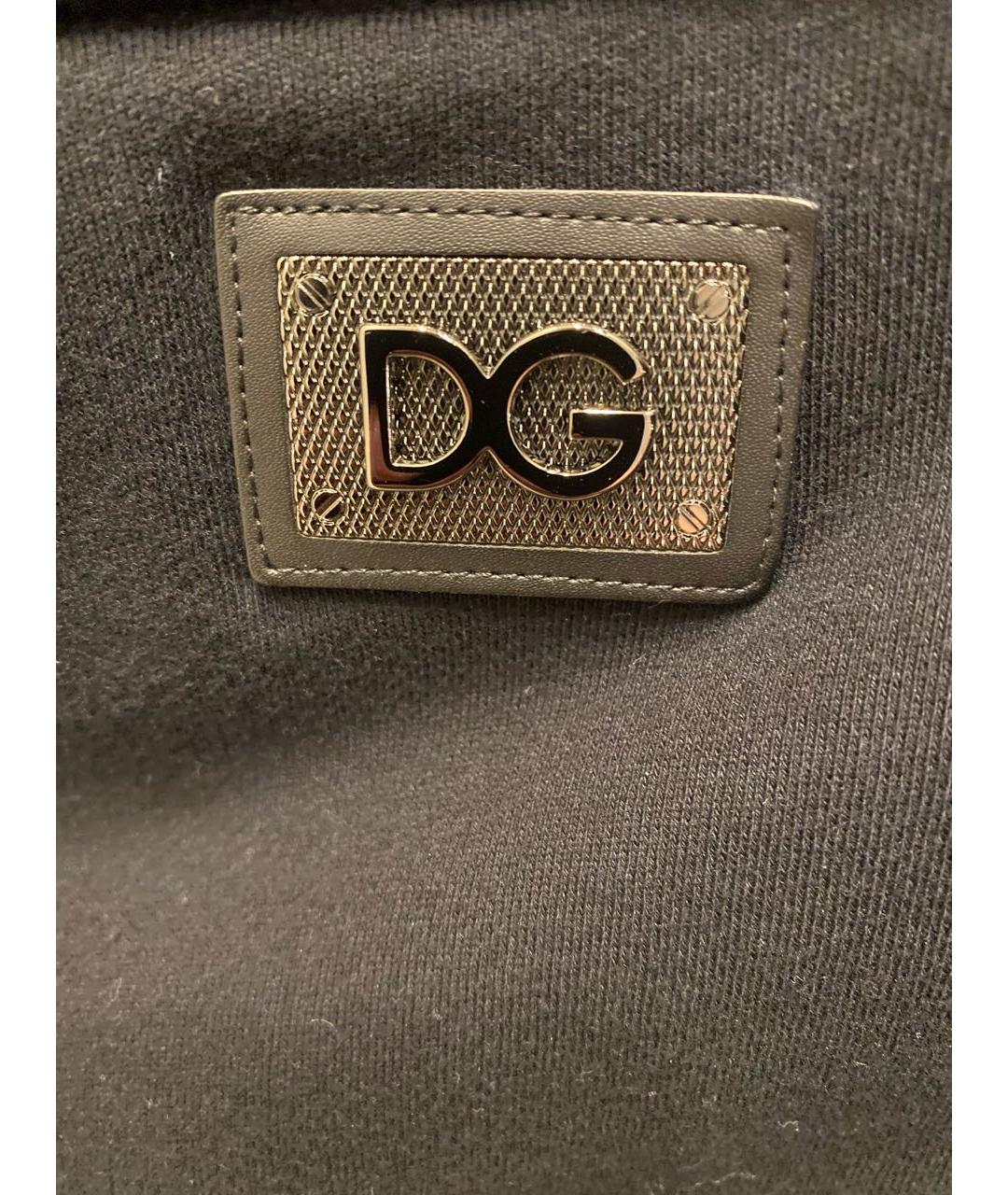 DOLCE&GABBANA Черный хлопковый спортивный костюм, фото 6