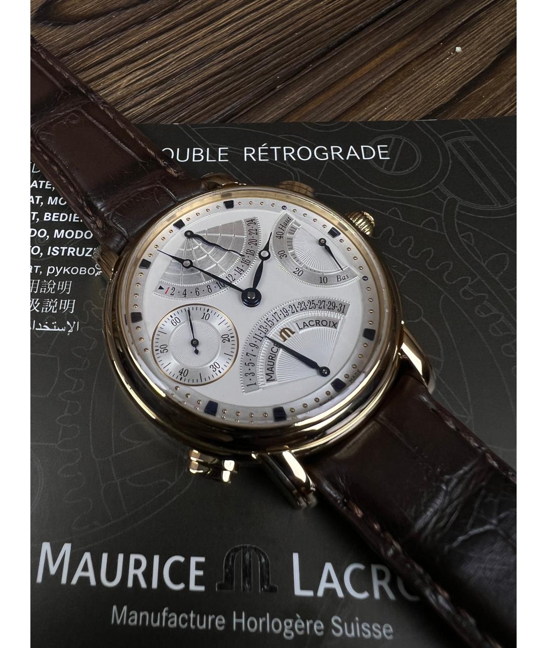 MAURICE LACROIX Часы из розового золота, фото 3