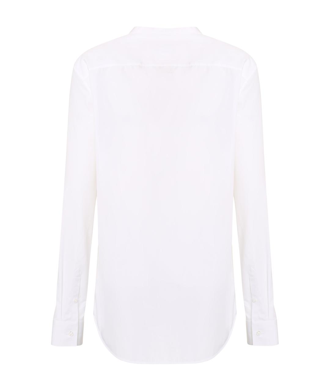JIL SANDER Белая хлопковая рубашка, фото 2