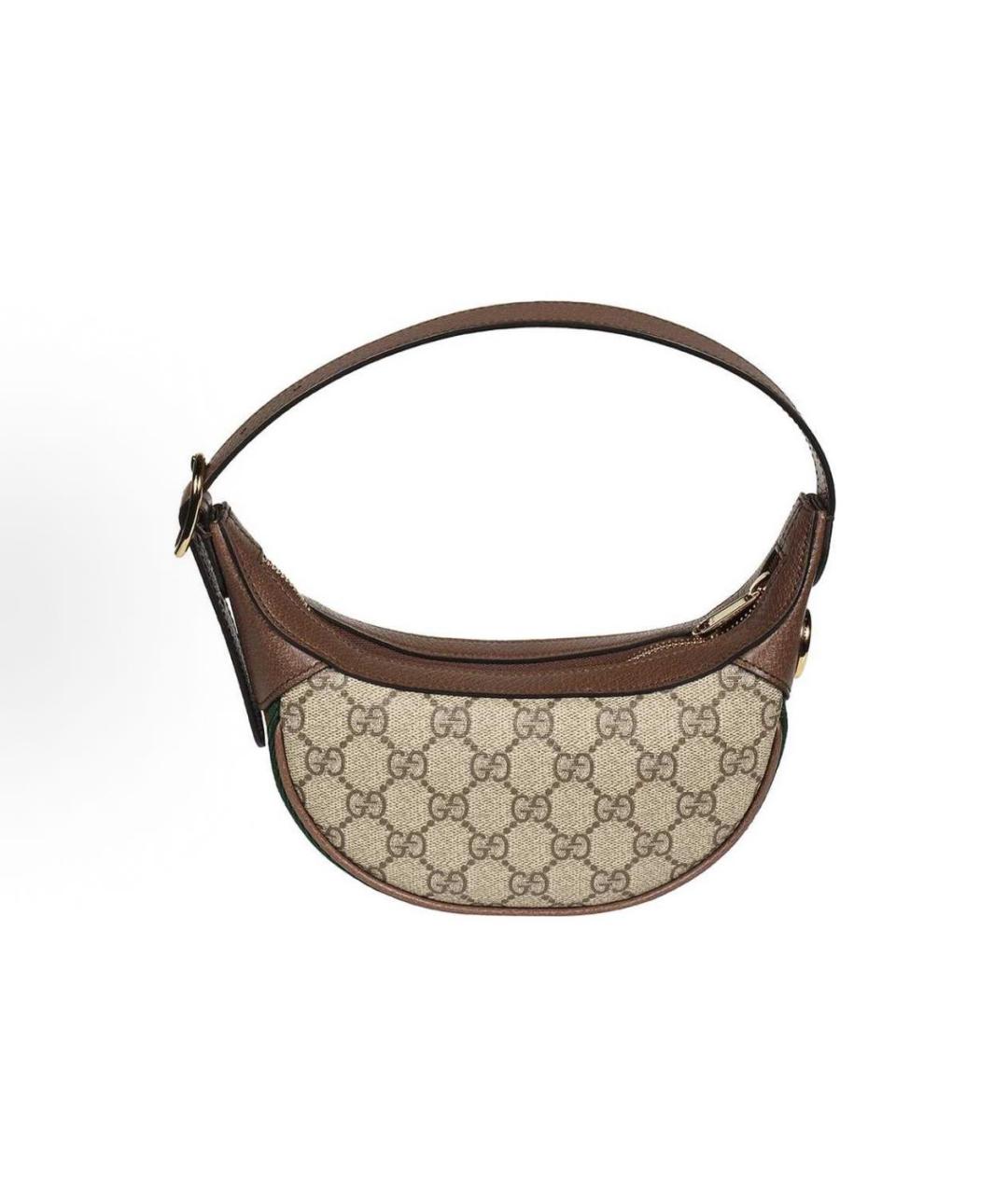 GUCCI Коричневая сумка с короткими ручками, фото 3