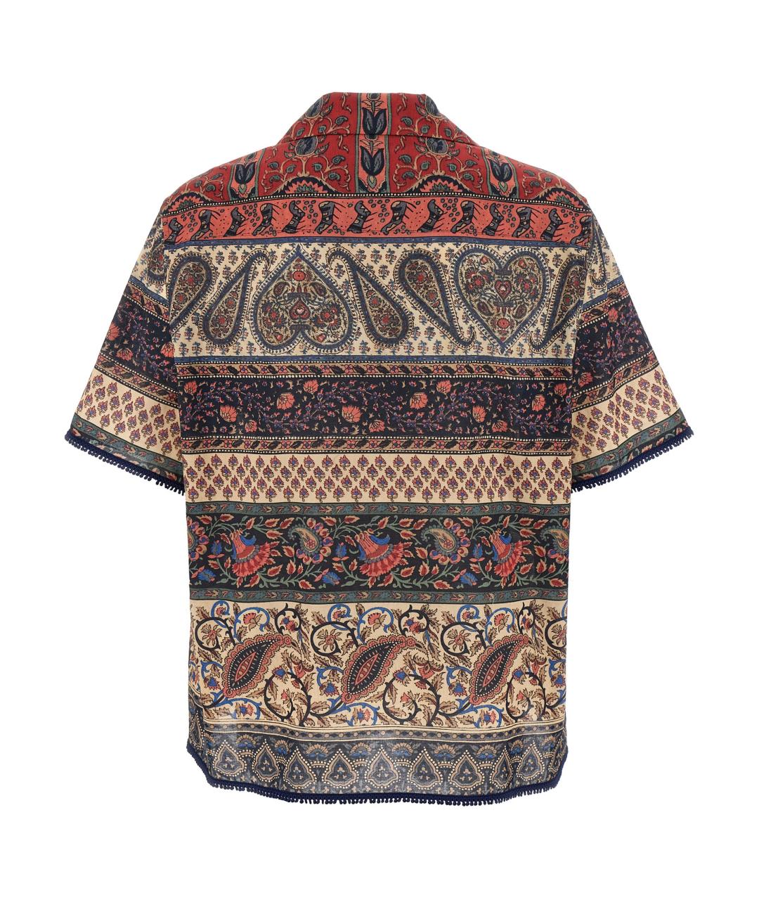 VALENTINO Мульти хлопковая кэжуал рубашка, фото 2