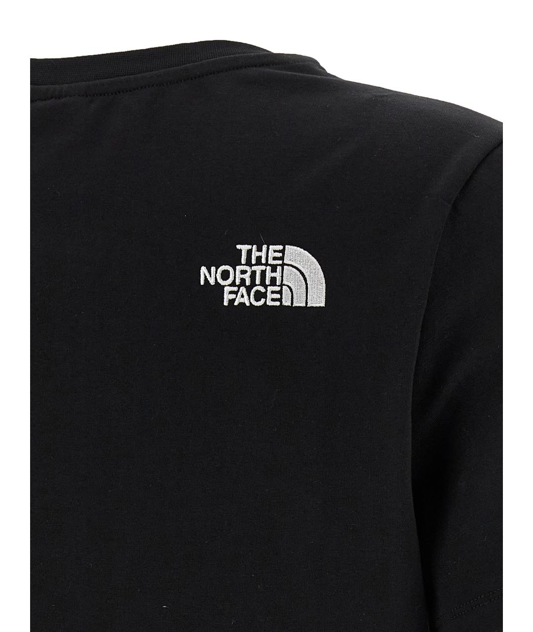 THE NORTH FACE Черная хлопковая футболка, фото 4