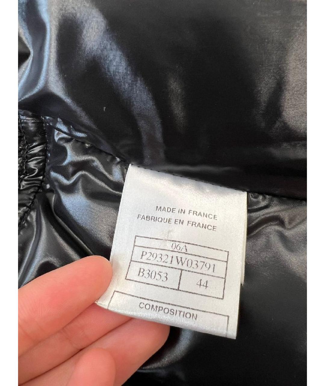 CHANEL Черная шерстяная куртка, фото 7