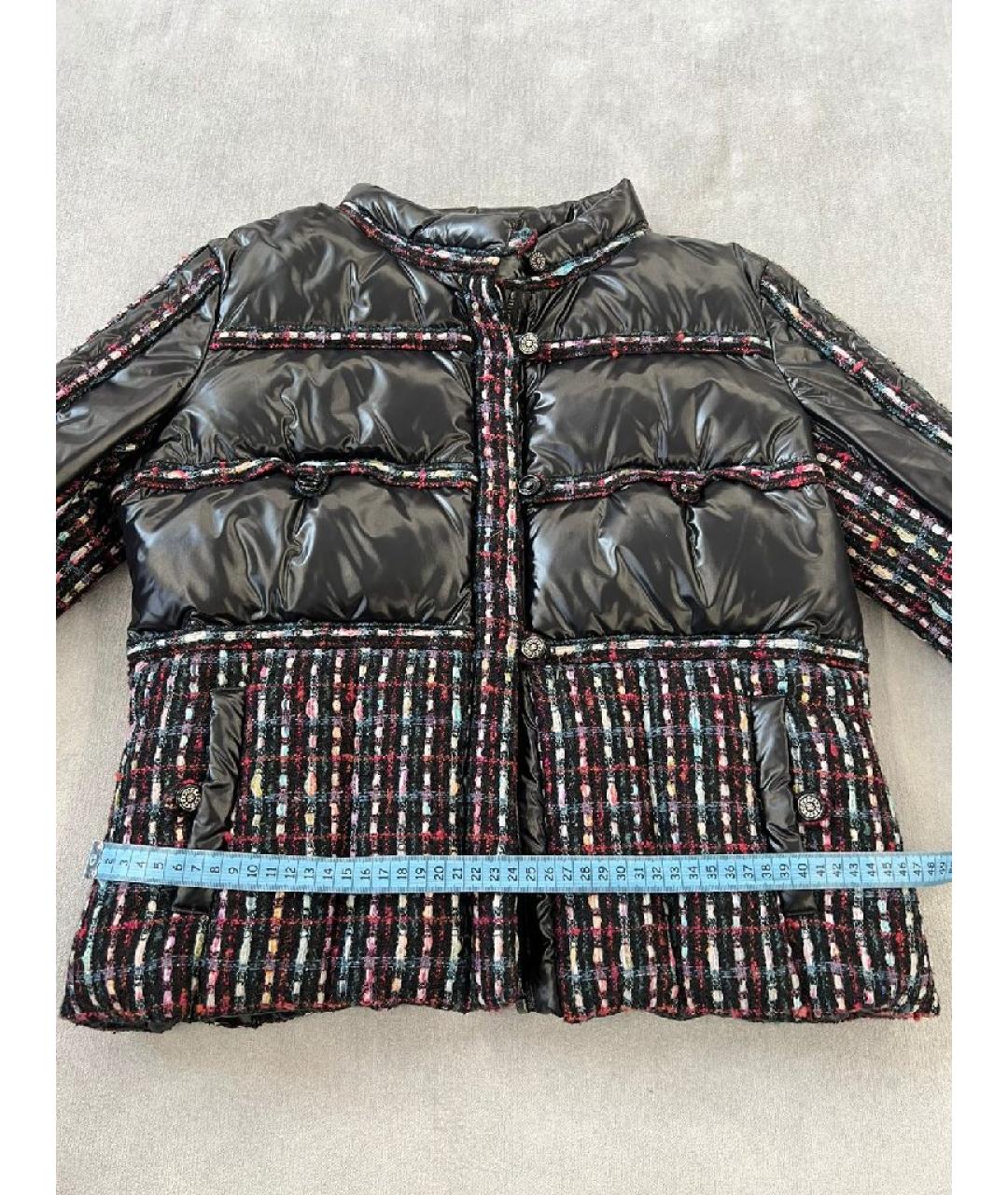 CHANEL Черная шерстяная куртка, фото 6