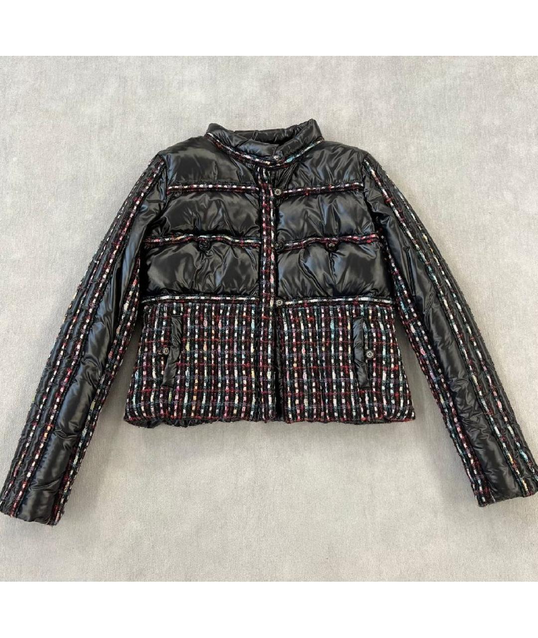 CHANEL Черная шерстяная куртка, фото 10