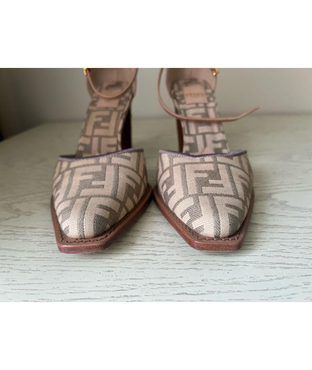 FENDI Мульти туфли, фото 8