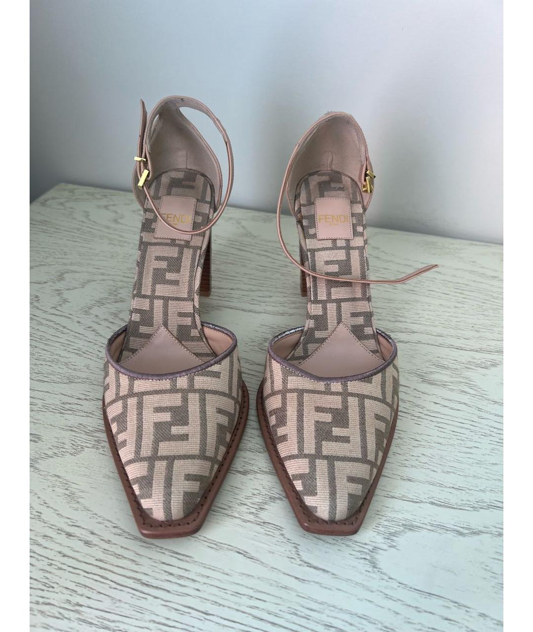 FENDI Мульти туфли, фото 2