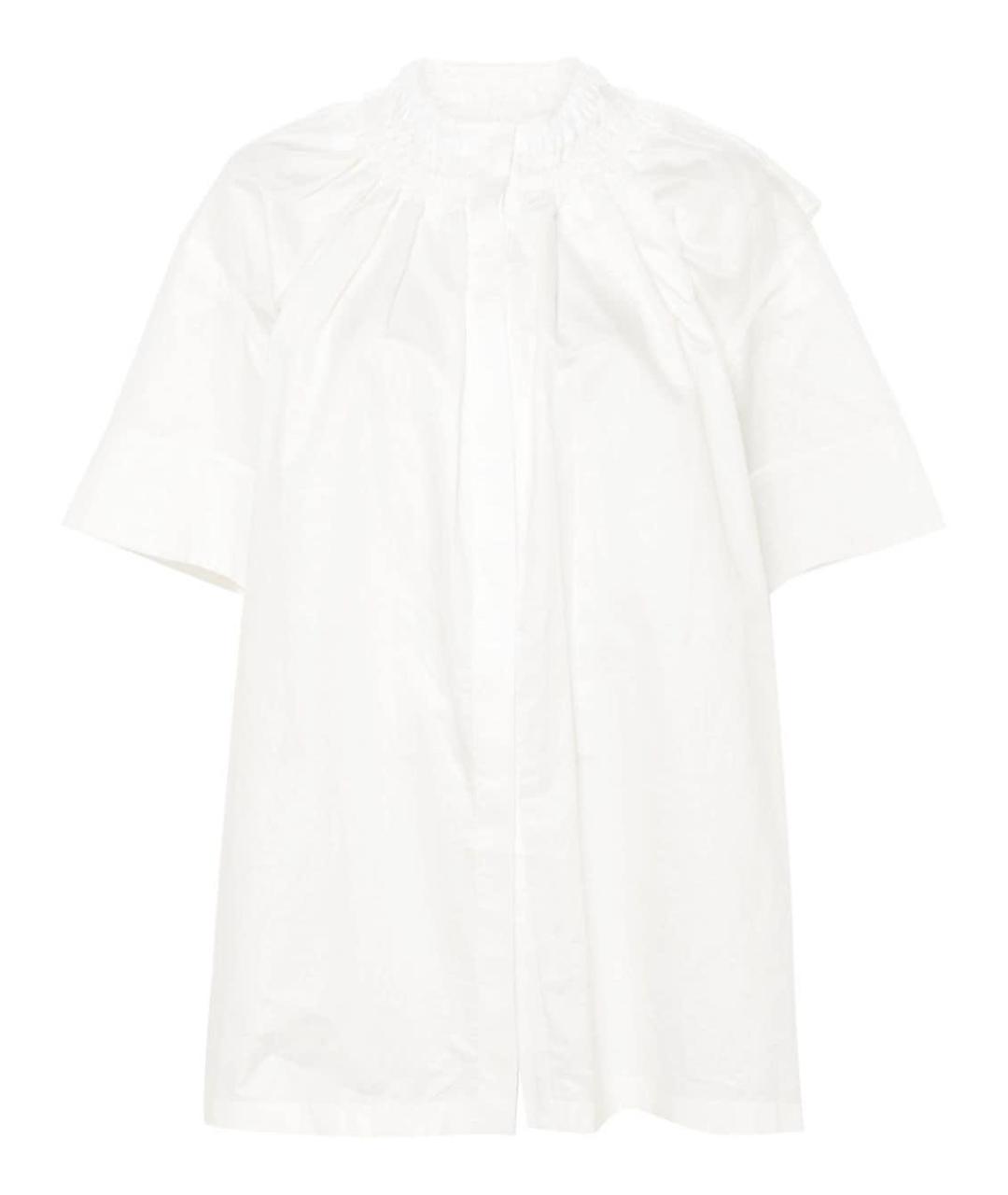 JIL SANDER Белая хлопковая рубашка, фото 1