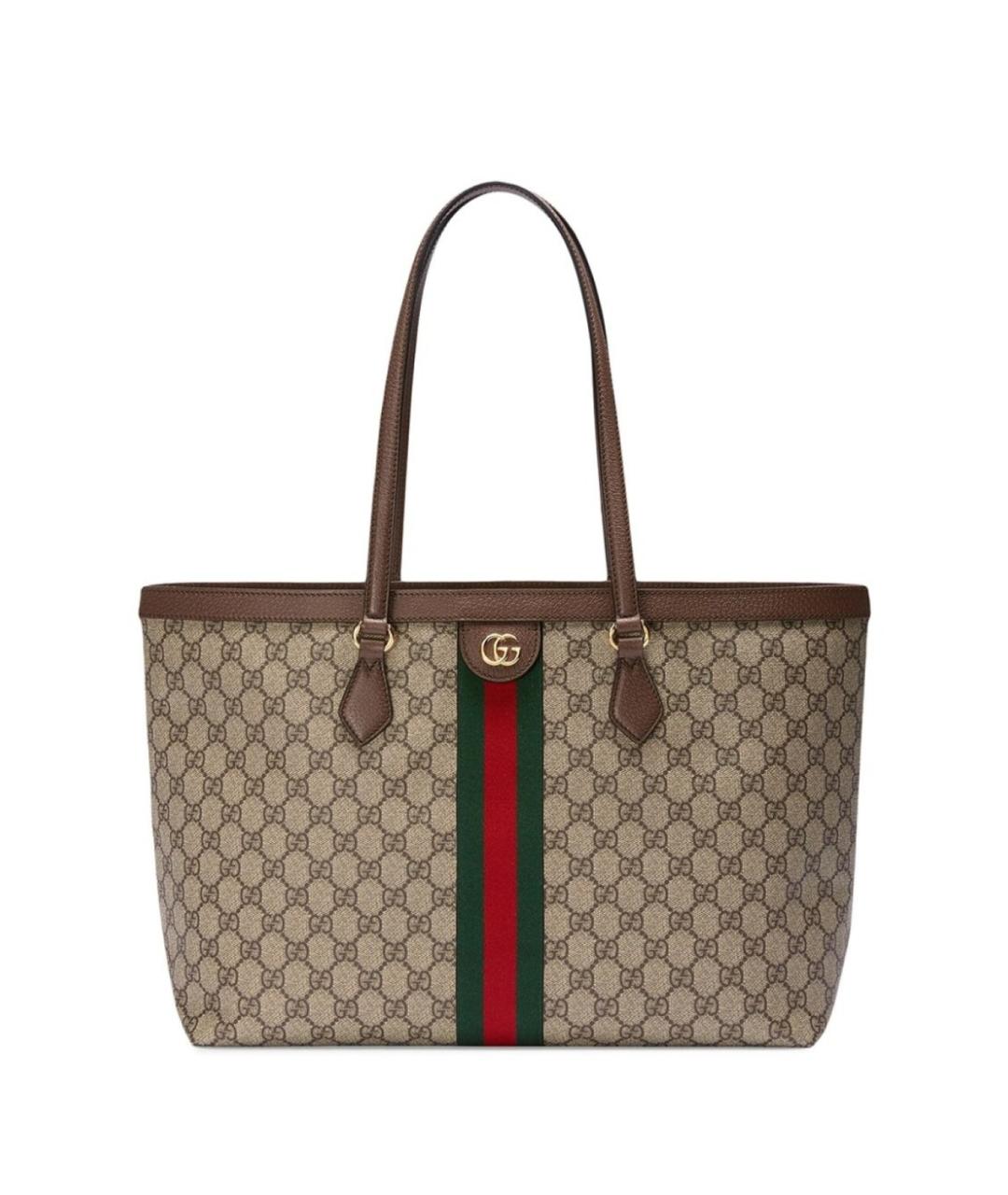 GUCCI Бежевая сумка тоут, фото 1
