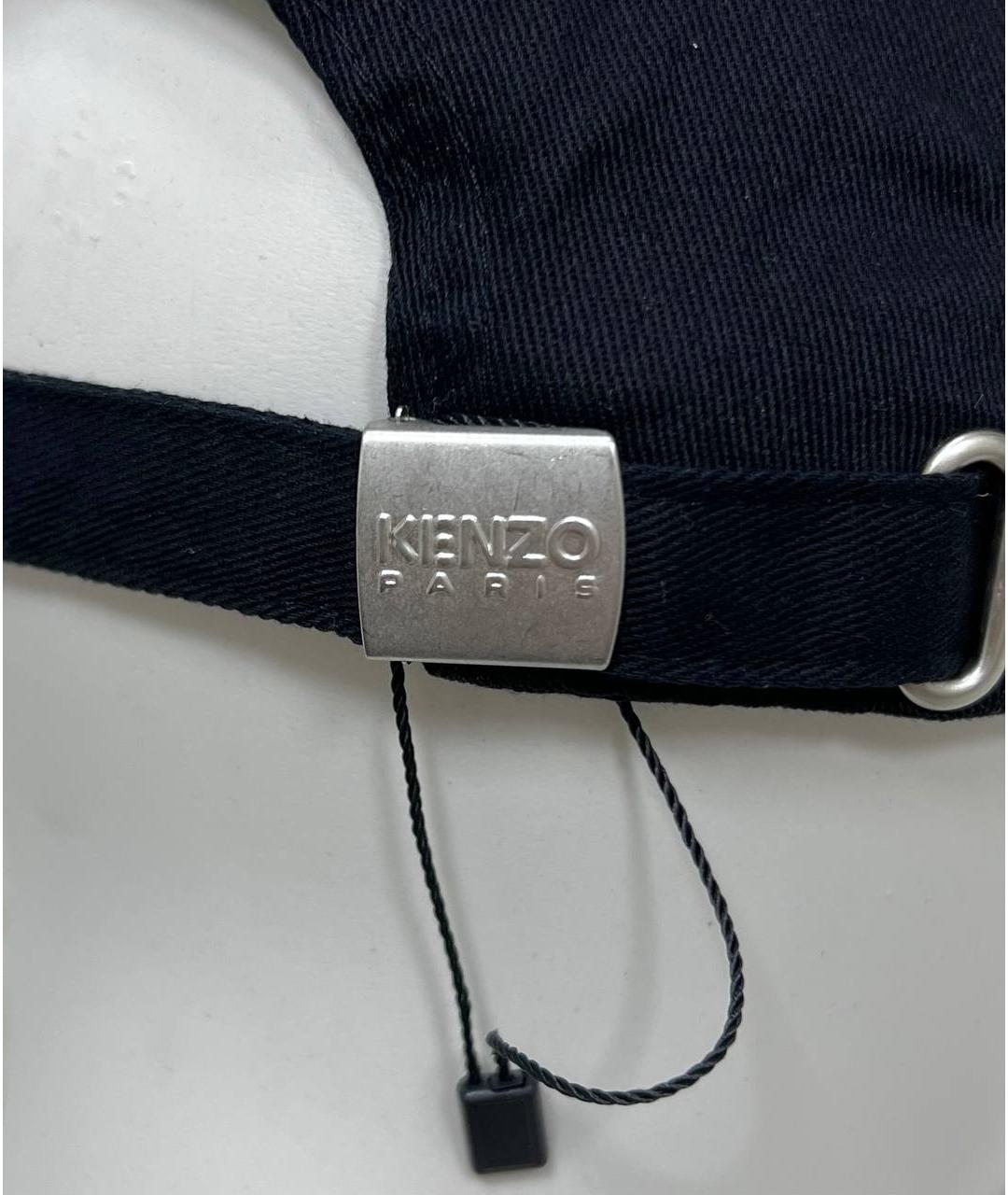KENZO Черная хлопковая кепка/бейсболка, фото 5