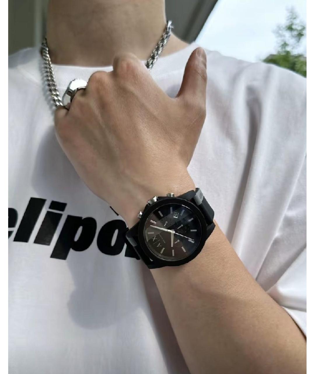 ARMANI EXCHANGE Черные часы, фото 4