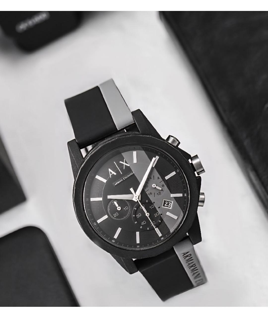 ARMANI EXCHANGE Черные часы, фото 2