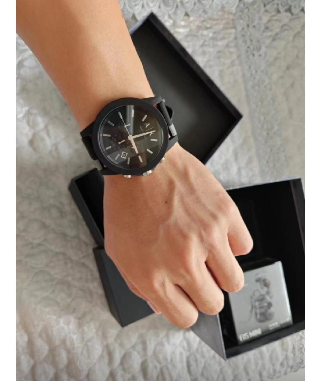 ARMANI EXCHANGE Черные часы, фото 3