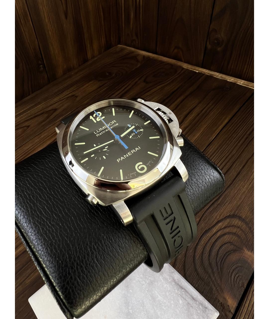 PANERAI Черные часы, фото 2