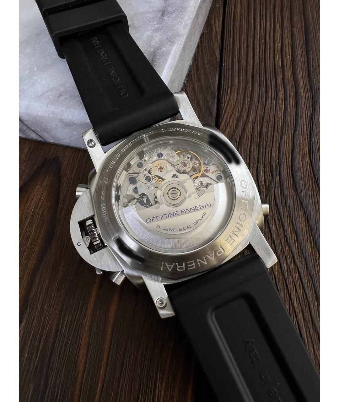 PANERAI Черные часы, фото 5