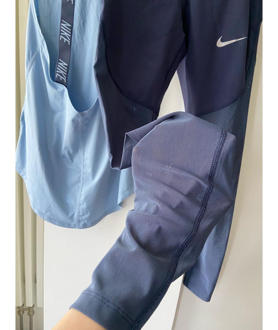 NIKE Голубой полиэстеровый спортивные костюмы, фото 3