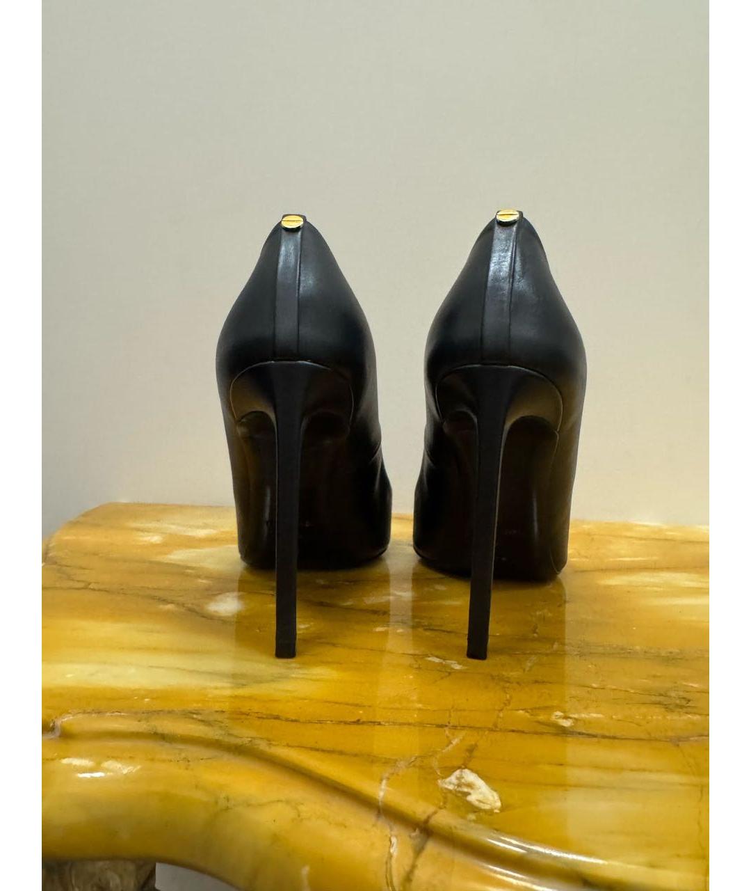 TOM FORD Черные кожаные туфли, фото 3