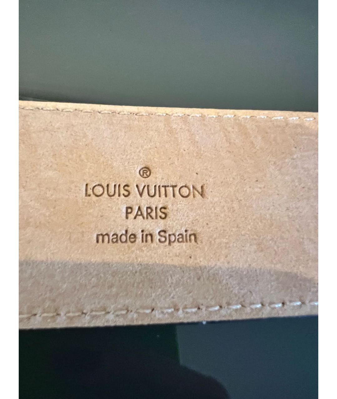 LOUIS VUITTON Коричневый ремень, фото 5