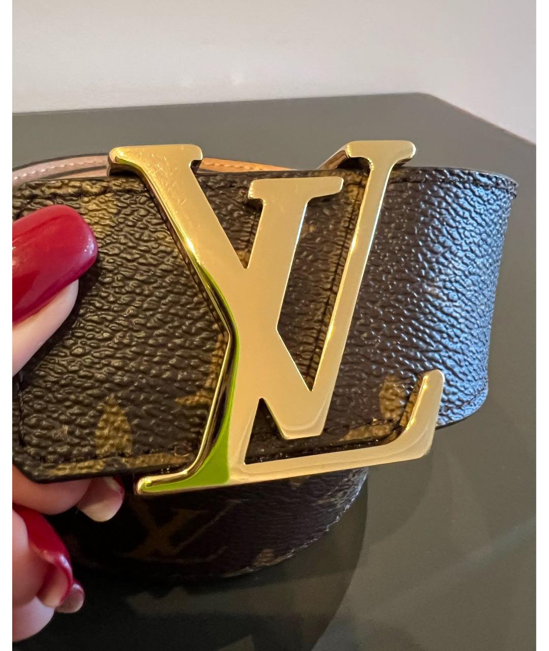 LOUIS VUITTON Коричневый ремень, фото 2