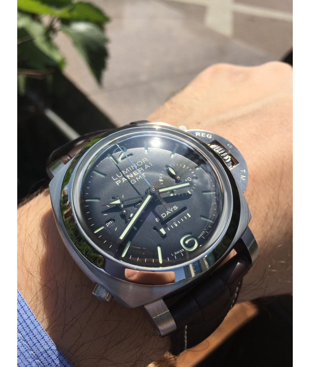 PANERAI Коричневые часы, фото 2