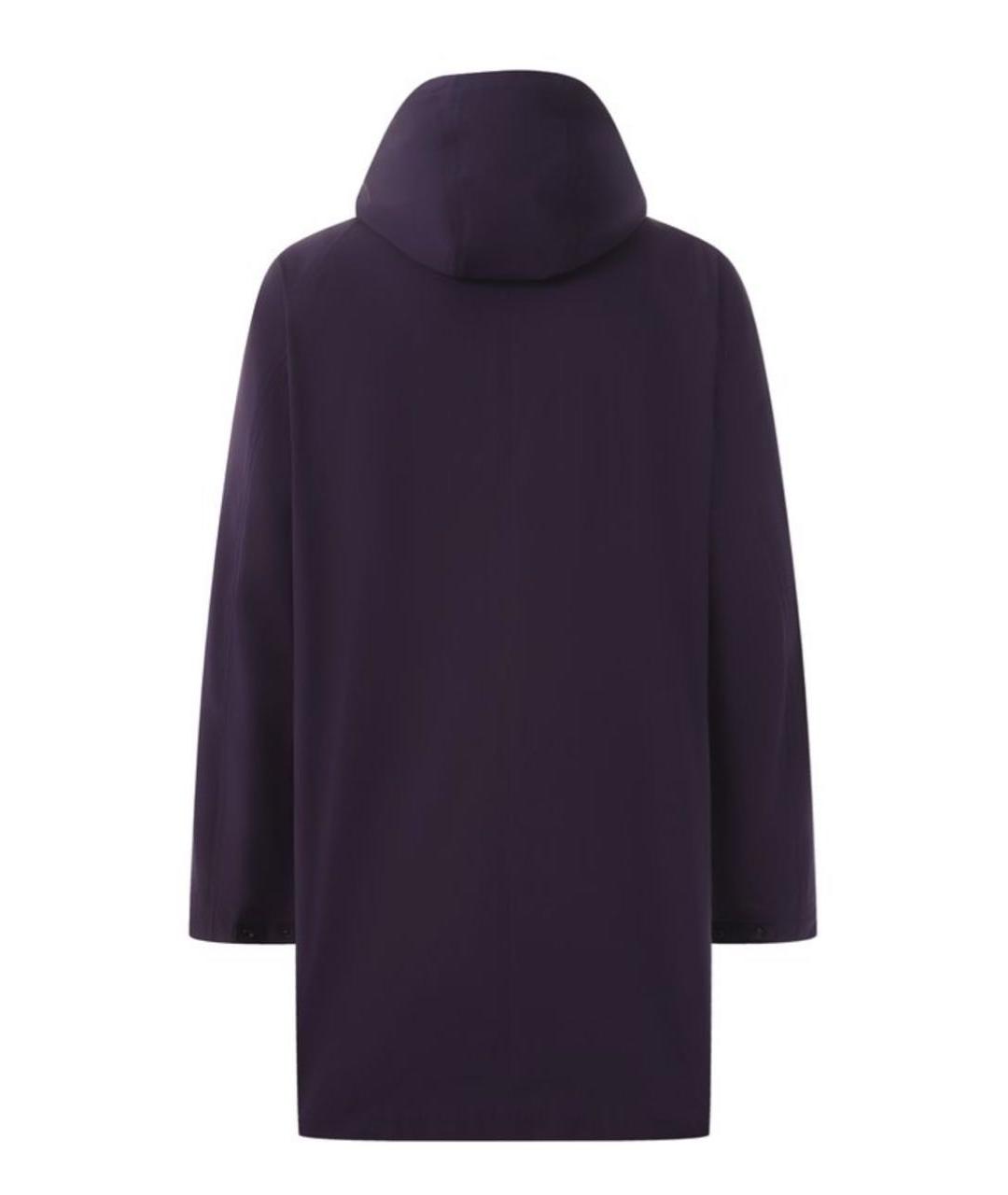 STONE ISLAND Фиолетовый полиамидовый тренч / плащ, фото 2