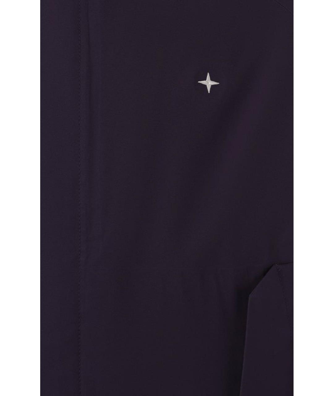 STONE ISLAND Фиолетовый полиамидовый тренч / плащ, фото 3