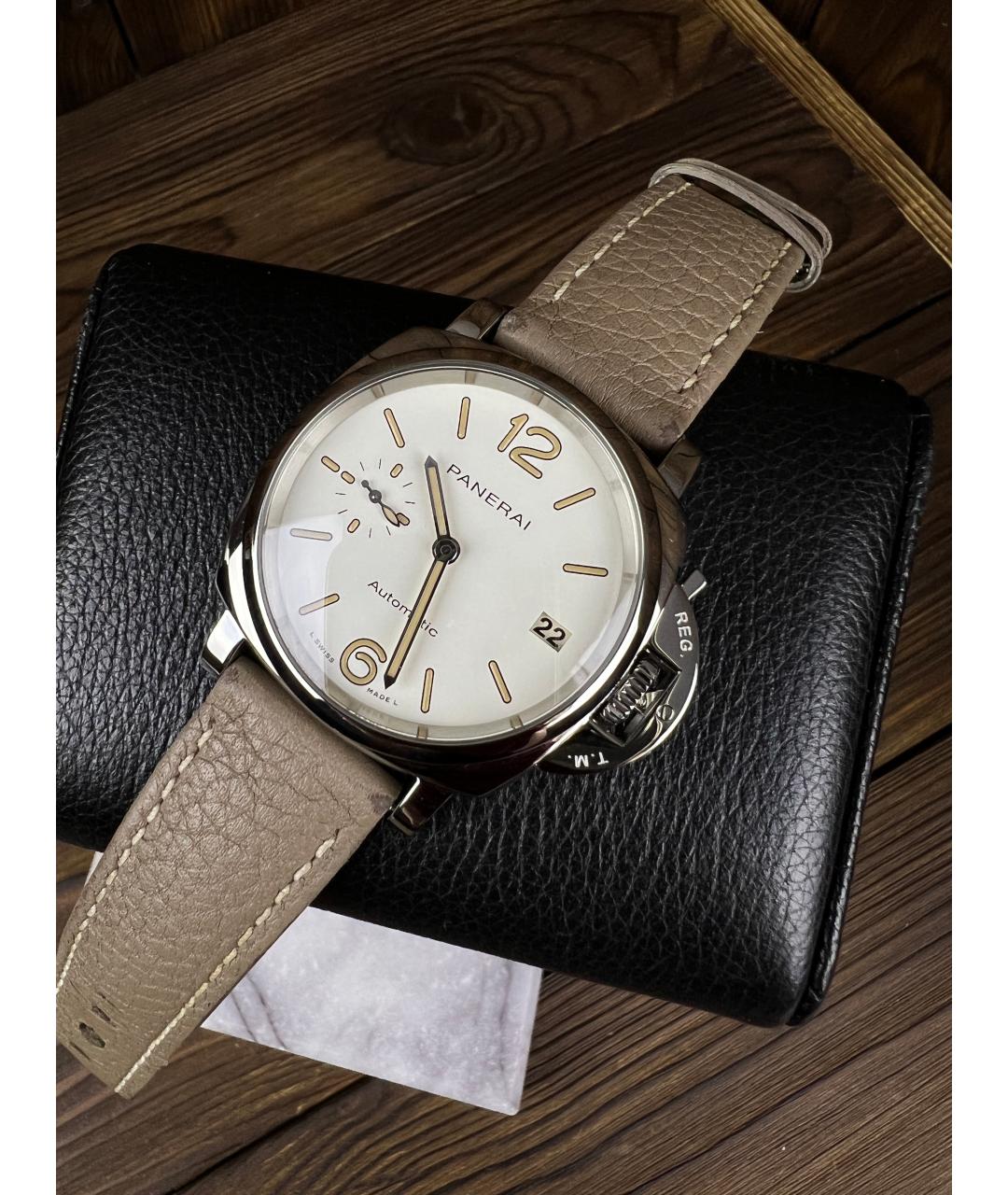 PANERAI Коричневые часы, фото 2