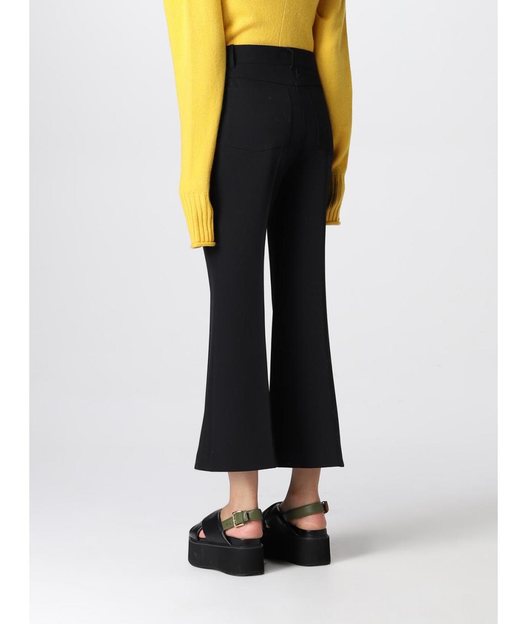 STELLA MCCARTNEY Черные прямые брюки, фото 4