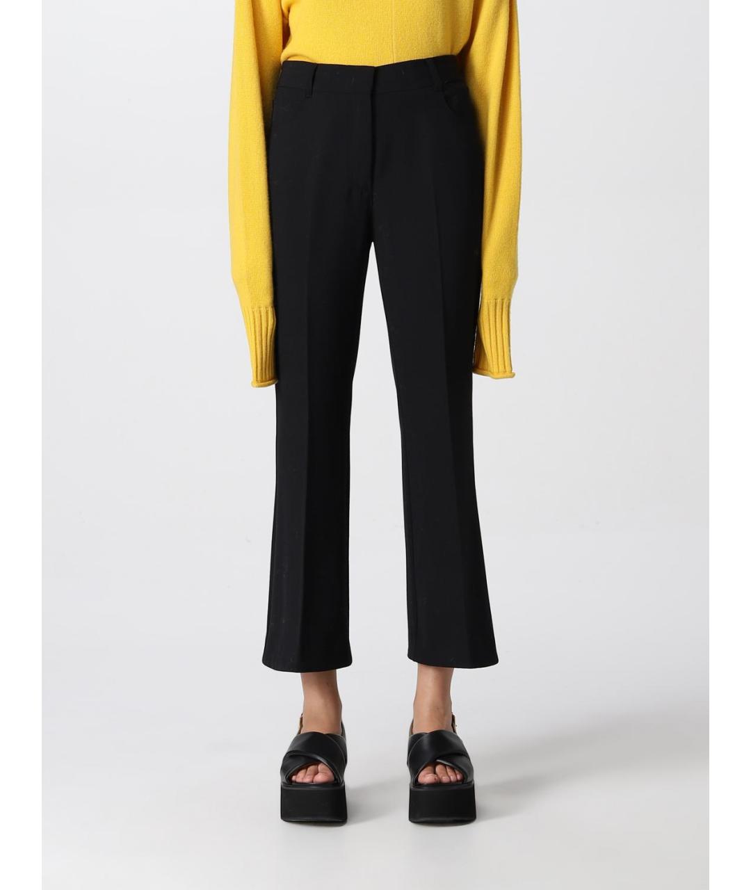 STELLA MCCARTNEY Черные прямые брюки, фото 2