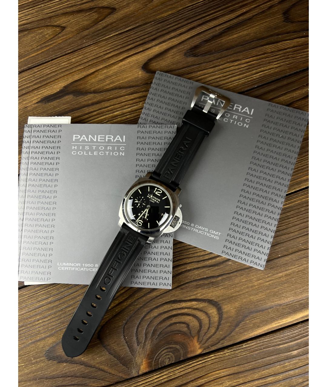 PANERAI Черные часы, фото 4