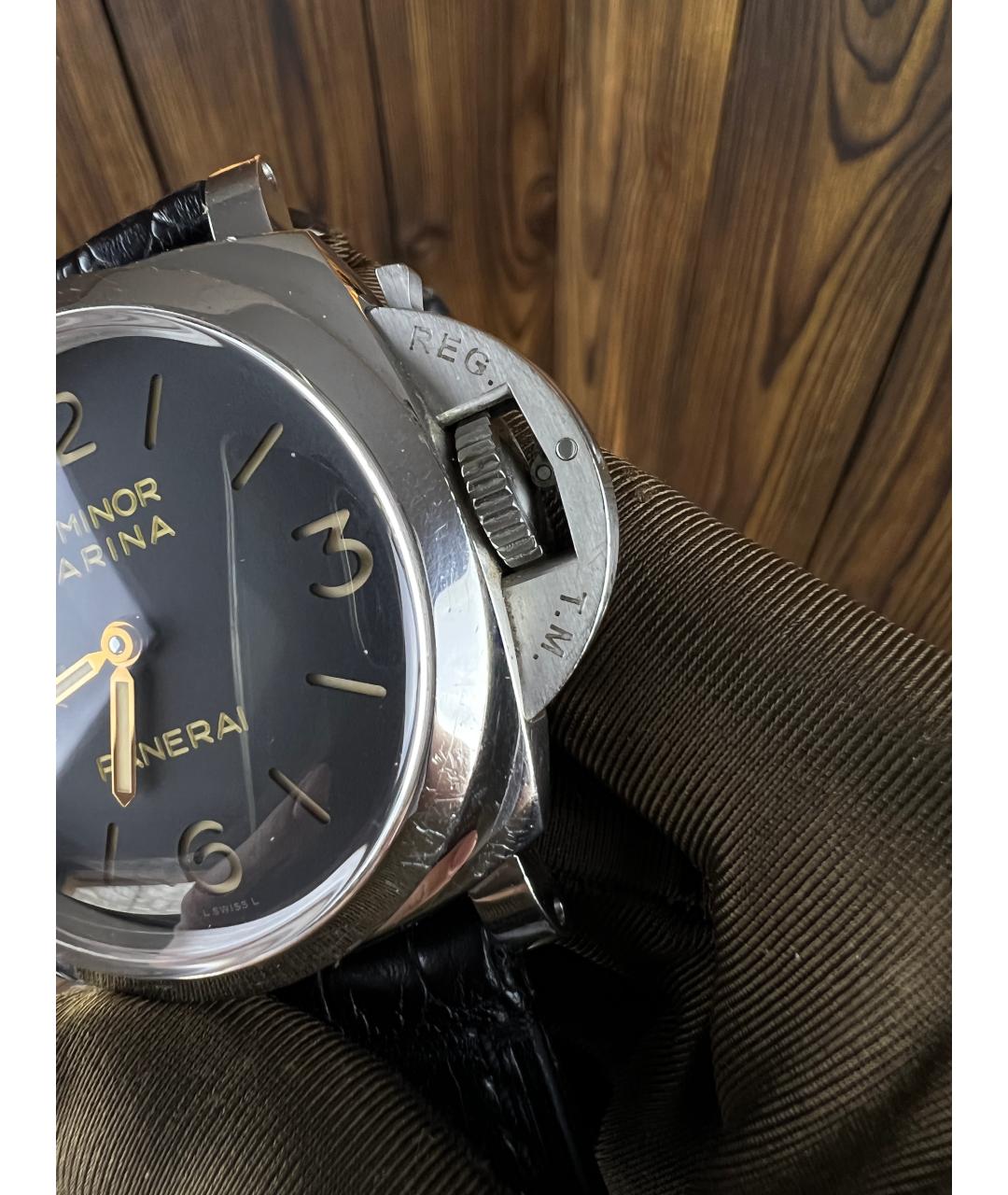 PANERAI Черные часы, фото 5