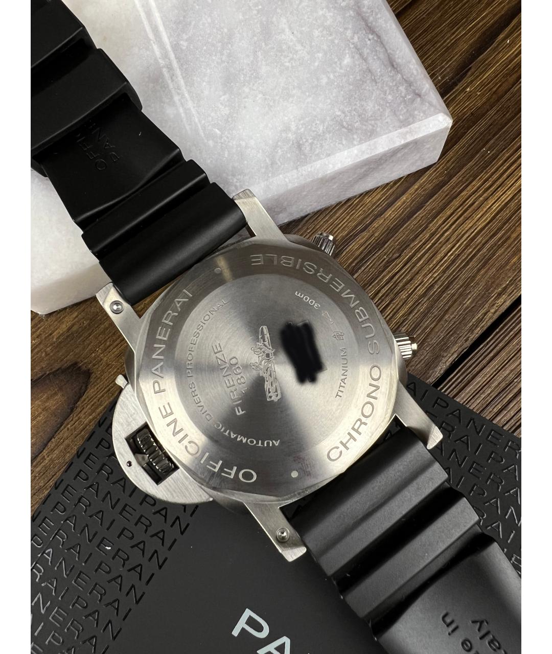 PANERAI Черные часы, фото 6
