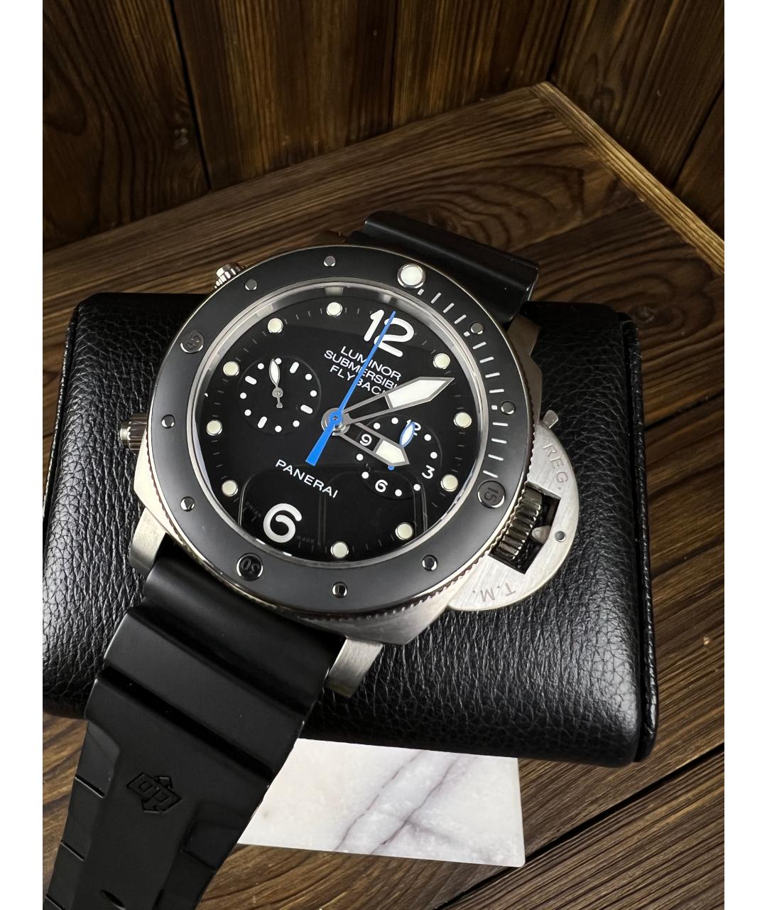 PANERAI Черные часы, фото 2