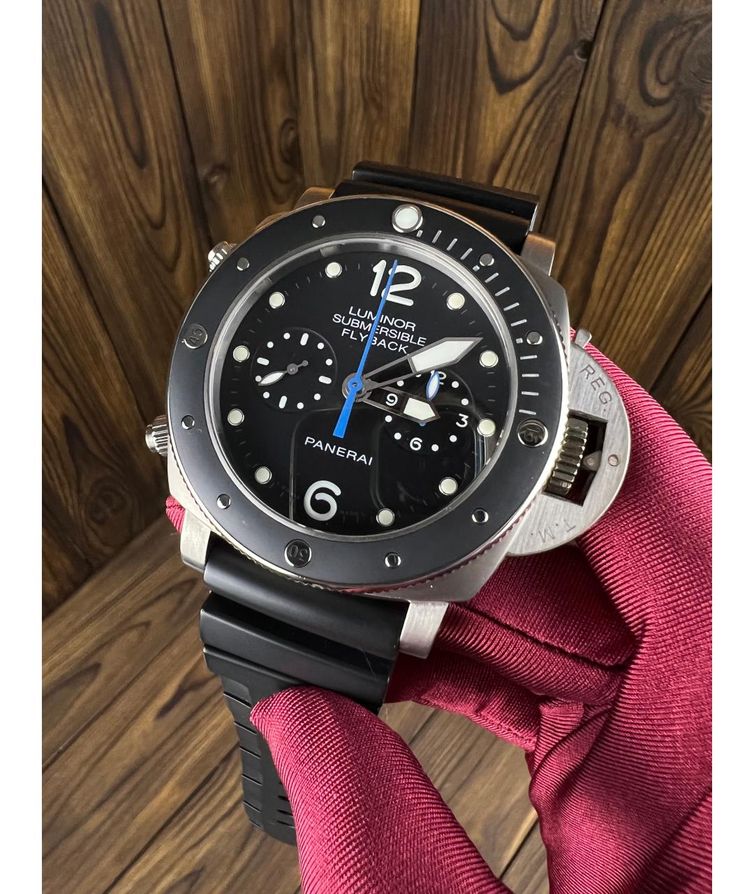 PANERAI Черные часы, фото 3