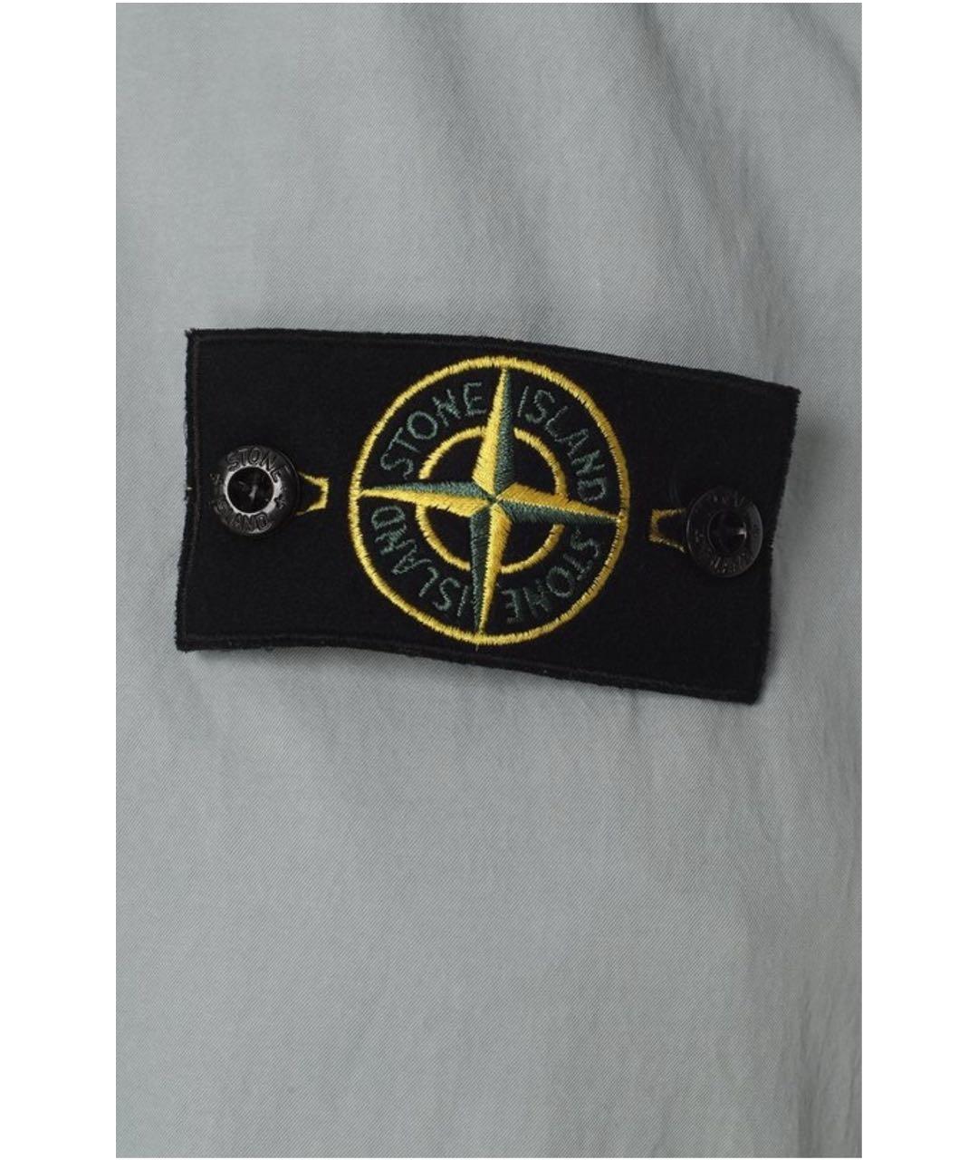 STONE ISLAND Бежевая хлопковая куртка, фото 3