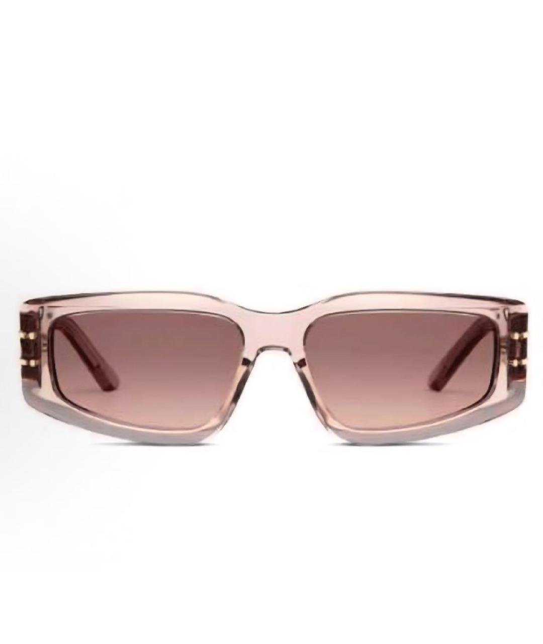 CHRISTIAN DIOR Розовые пластиковые солнцезащитные очки, фото 2
