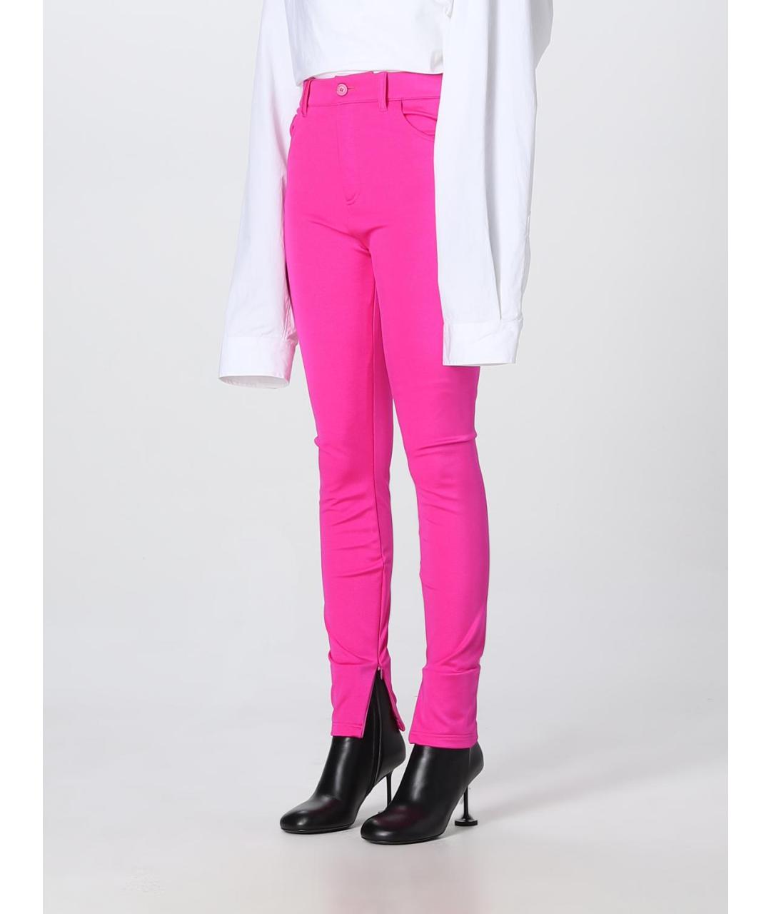 BALENCIAGA Розовые брюки узкие, фото 5