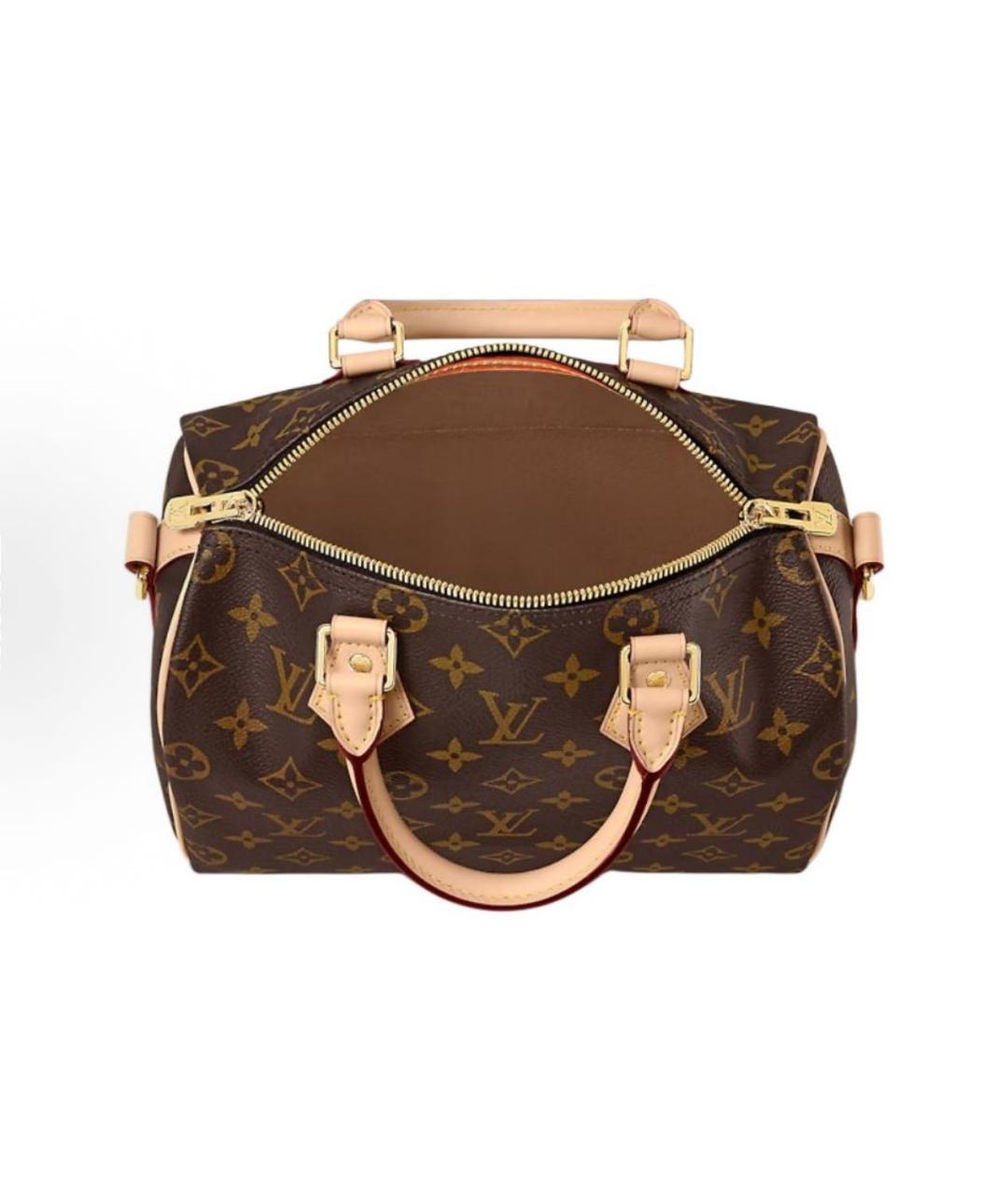 LOUIS VUITTON Коричневая сумка с короткими ручками, фото 3