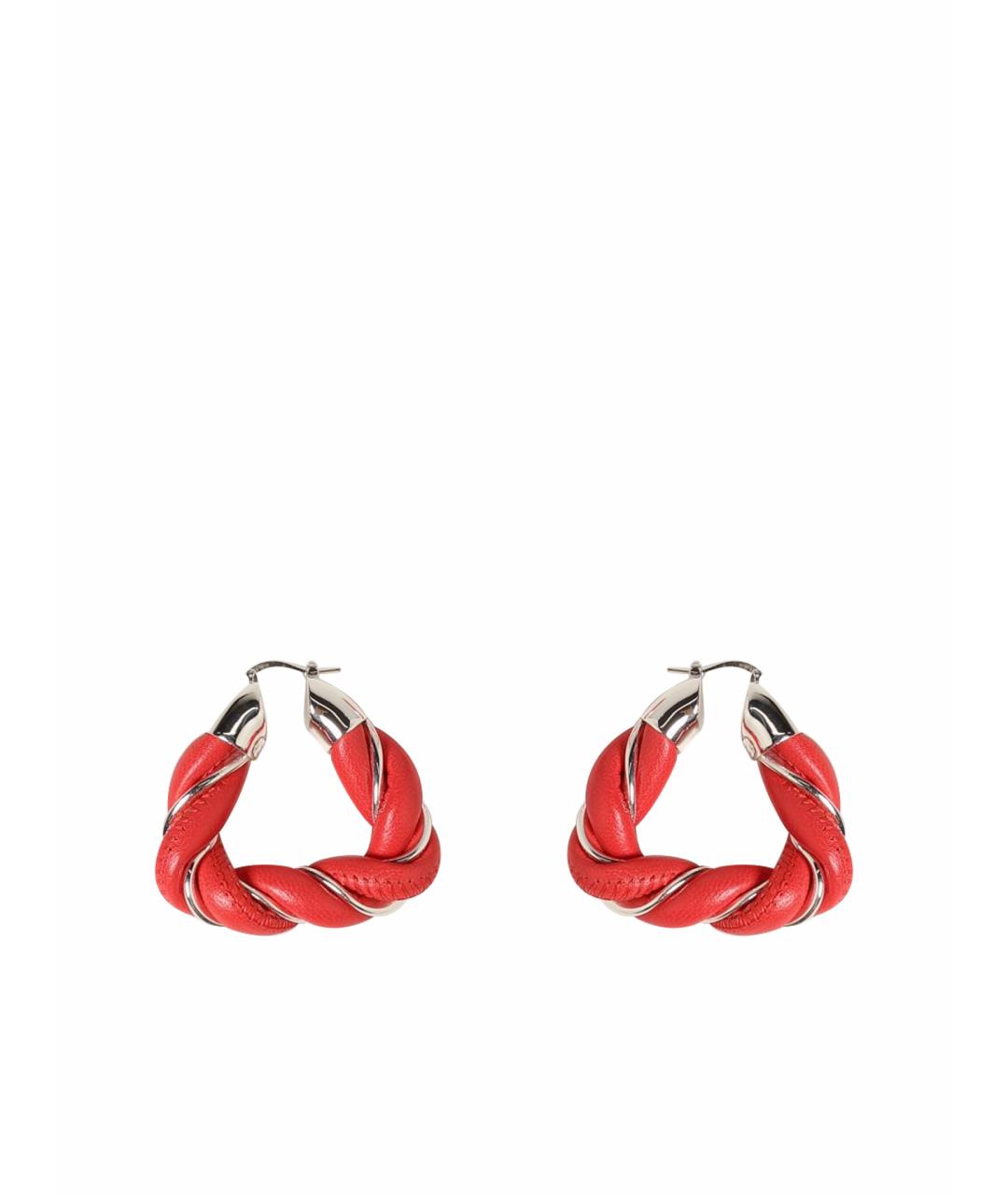 BOTTEGA VENETA Красные серьги, фото 1